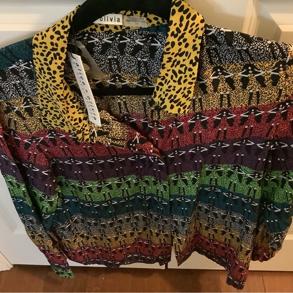 Alice and olives ombré Stace blouse - Picture 5 of 6